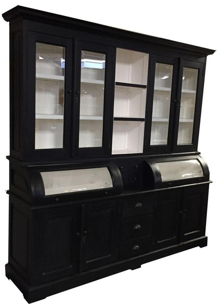 Buffetkast Bastiaan zwart wit 230, Huis en Inrichting, Kasten | Buffetkasten, Ophalen of Verzenden