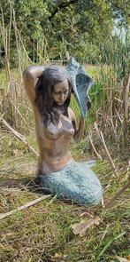 Fontein - 2020+ - Fontein brons zee meisje, Antiek en Kunst, Curiosa en Brocante