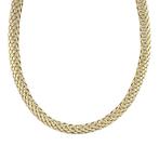 Gouden choker 44 cm 14 karaat, Verzenden, Zo goed als nieuw, Goud, Goud