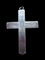 Reliekhouder - Textiel, Zilver - 1800-1850 - Borstketting, Antiek en Kunst