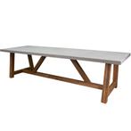 Veltis dining tuintafel betonlook 300x100xH77 cm, Tuin en Terras, Ophalen of Verzenden, Nieuw