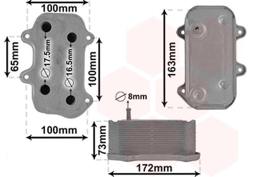 OLIEKOELER VOOR PORSCHE BOXSTER 1996-2004 98710702501, Auto diversen, Auto-accessoires, Nieuw, Ophalen of Verzenden