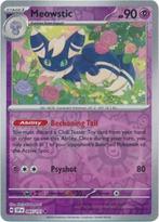 Meowstic 085/191 reverse holo surging sparks, Hobby en Vrije tijd, Ophalen of Verzenden, Nieuw, Losse kaart, Foil