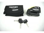 TRIUMPH - Slot remschijf triumph + alarm - A9810027, Motoren, Accessoires | Sloten, Nieuw