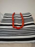 Ghana geweven stof Fugu / Nigeria glaskralen, Ophalen of Verzenden, Nieuw