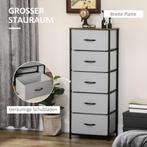 TRUUSK Ladekast Met 5 Stoffen Laden - Modern Design - Handva, Huis en Inrichting, Kasten | Ladekasten, Verzenden, Nieuw