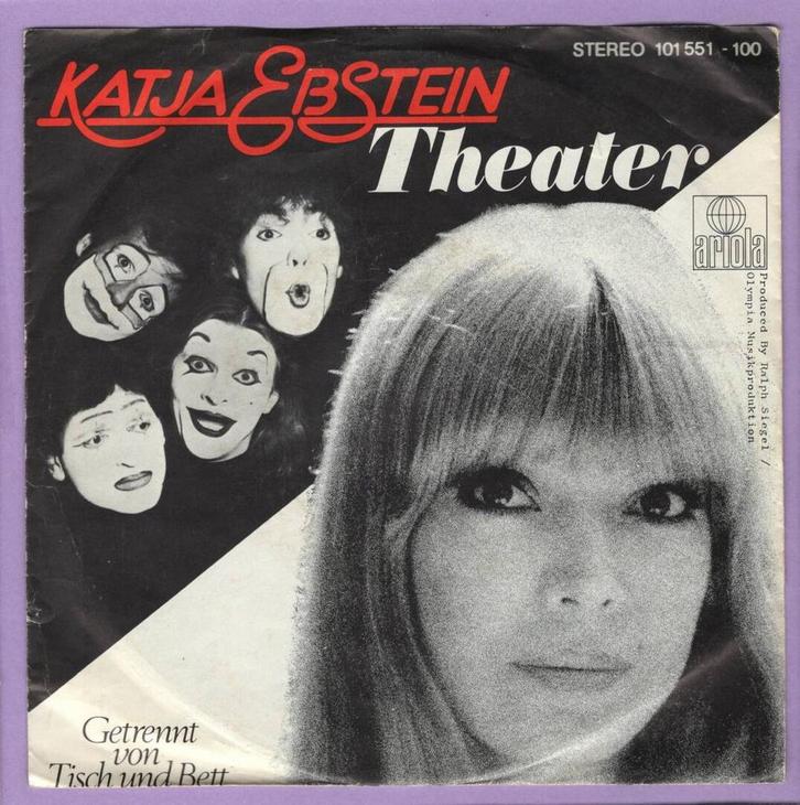 Katja Ebstein – Theater / Getrennt Von Tisch Und Bett (7-Vi, Cd's en Dvd's, Vinyl Singles, Ophalen of Verzenden