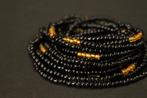 Waist Beads / Afrikaanse Heupketting - OSAWE- Zwart / gold (, Nieuw, Ophalen of Verzenden