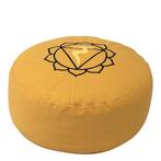 Meditatiekussen met Borduursel - Solar Plexus Chakra, Nieuw