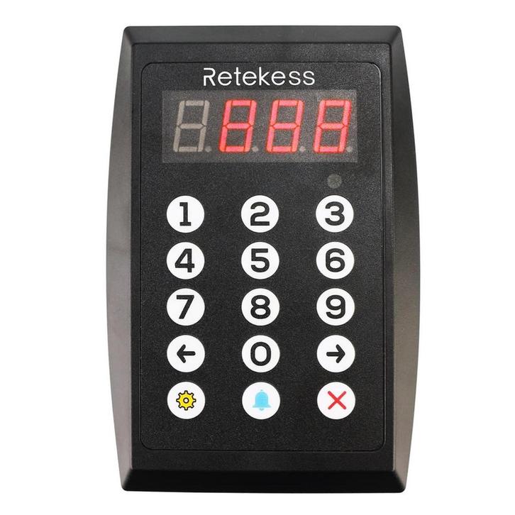 Retekess draadloos volgnummersysteem met 3-cijferig scher..., Auto-onderdelen, Elektronica en Kabels, Nieuw, Ophalen of Verzenden