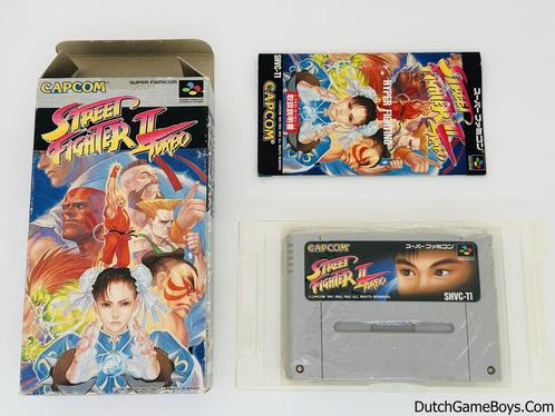 Super Famicom - Street Fighter II - Turbo, Spelcomputers en Games, Games | Nintendo Super NES, Gebruikt, Verzenden