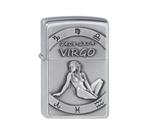 Zippo Virgo emblem (Zodiac) - Zippo Regular - Alle Zippo's, Verzamelen, Rookartikelen, Aanstekers en Luciferdoosjes, Nieuw, Aansteker