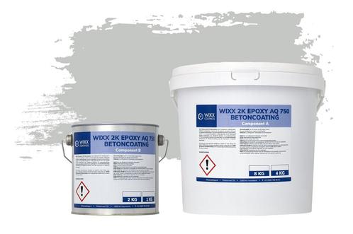 Wixx 2K Epoxy AQ 750 Betoncoating RAL 7035 | Lichtgrijs, Doe-het-zelf en Verbouw, Verf, Beits en Lak, Verf, Grijs, Nieuw, Verzenden