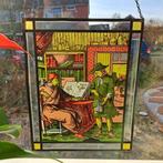 Antiek Glas-in-loodraam - 1960-1970 - Apotheker, Antiek en Kunst, Curiosa en Brocante