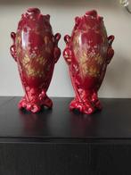 Keller & Guérin Luneville - Vaas met dubbele oren (2) -, Antiek en Kunst