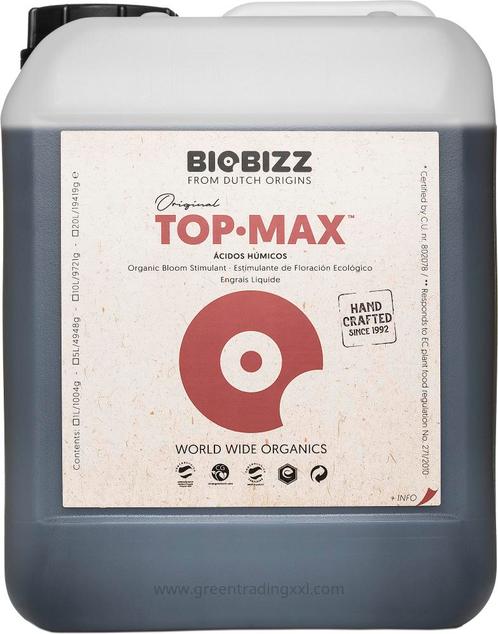 Biobizz Top-Max 5 ltr, Tuin en Terras, Plantenvoeding, Nieuw, Ophalen of Verzenden