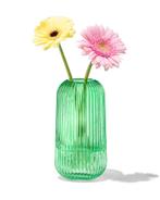 HEMA Vaas glas Ø6x16 groen, Huis en Inrichting, Woonaccessoires | Vazen, Nieuw, Groen, Verzenden