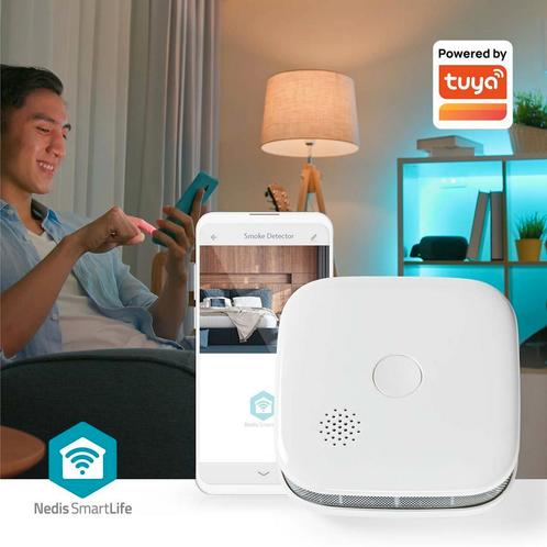 Slimme Rookmelder Wi-Fi Levenscyclus sensor: 10 Jaar, Doe-het-zelf en Verbouw, Alarmsystemen, Detector, Sensor of Melder, Nieuw