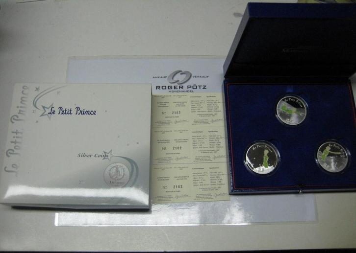 Frankreich 3 x 1,50 Euro 2007 Kleiner Prinz Petit Prince..., Postzegels en Munten, Munten | Europa | Euromunten, Verzenden