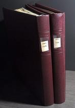 Accessoires België - 2 lege luxe Lindner albums met bladen, Gestempeld