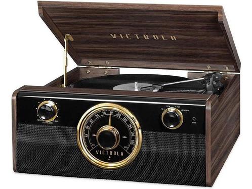 VICTROLA Muziek Center Muziek Center Vinyl-Radio-Bluetooth -, Huis en Inrichting, Woonaccessoires | Overige, Zo goed als nieuw