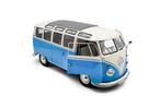 Solido 1:18 - Modelauto - Volkswagen T1 Samba - 1962 - Blauw, Hobby en Vrije tijd, Modelauto's | 1:5 tot 1:12, Nieuw