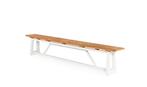 Suns Ovada tuinbank 220 cm wit frame SALE |, Ophalen of Verzenden, Nieuw