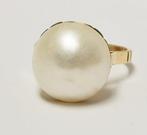 Ring - 18 karaat Geel goud, Gekweekte parel, Sieraden, Tassen en Uiterlijk, Ringen, Nieuw