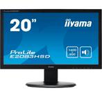 Iiyama e2083hsd - 20 inch - 1600x900 - Zwart (Monitoren), Zo goed als nieuw, Verzenden