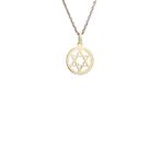 Gouden vintage Davidster hanger 14 kt, Ophalen of Verzenden, Nieuw