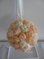 Bloemenbal pomander roseball peach ivory nr35, Ophalen of Verzenden, Nieuw