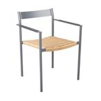 *WOONWINKEL* Brafab DK Design Tuinstoel Aluminium Rotan Antr, Tuin en Terras, Tuinsets en Loungesets, Verzenden, Nieuw, Kunststof