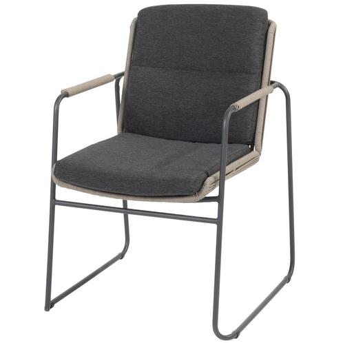 Parma tuinstoel stapelbaar antraciet taupe Taste 4SO, Tuin en Terras, Tuinstoelen, Nieuw, Ophalen of Verzenden