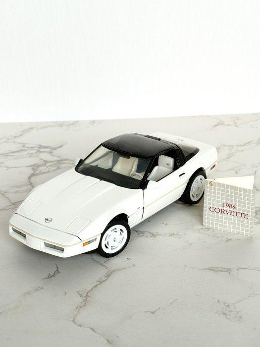 Franklin Mint 1:24 - Modelauto - Chevrolet Corvette (1988), Hobby en Vrije tijd, Modelauto's | 1:5 tot 1:12