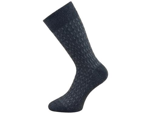 Lamswollen sokken - Geblokt - Antraciet, Kleding | Heren, Sokken en Kousen, Verzenden