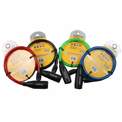 Stahlex Multifunctioneel kabelslot - Ø 8 mm x 650 mm - Di.., Fietsen en Brommers, Fietsaccessoires | Overige Fietsaccessoires
