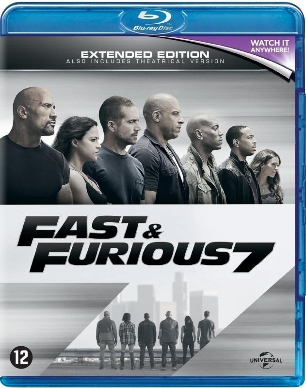 Fast & Furious 7 (extended edition) (Blu-ray), Cd's en Dvd's, Blu-ray, Gebruikt, Verzenden