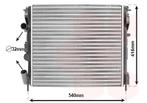 RADIATOR VOOR DACIA LOGAN SD 2004-2009 8200033831, Ophalen of Verzenden, Nieuw