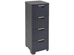 Curver Style Ladesysteem - 4x 14L - Antraciet, Verzenden, Zo goed als nieuw