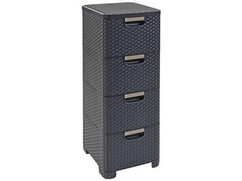 Curver Style Ladesysteem - 4x 14L - Antraciet, Huis en Inrichting, Woonaccessoires | Overige, Zo goed als nieuw, Verzenden