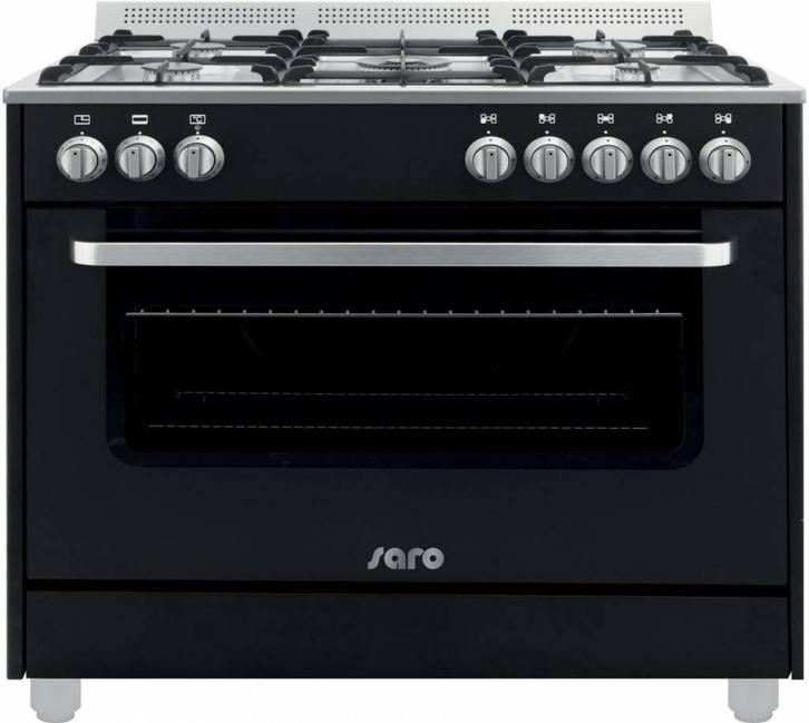 Multifunctionele Kooktoestel Gas Oven | 5 Pits - Zwart Saro, Zakelijke goederen, Horeca | Keukenapparatuur, Verzenden
