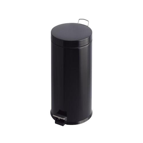 Pedaalemmer 30 ltr - Zwart, Huis en Inrichting, Woonaccessoires | Prullenbakken, Nieuw, Verzenden