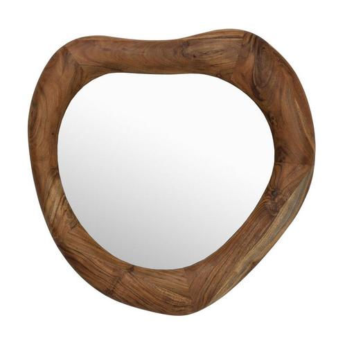 *WOONWINKEL* Kare Design Jorge Driehoek Spiegel Acacia Hout, Huis en Inrichting, Woonaccessoires | Spiegels, Nieuw, Verzenden