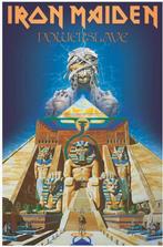 Iron Maiden - Powerslave Textielposter officiële merchandise, Nieuw, Ophalen of Verzenden, Poster, Artwork of Schilderij