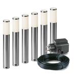 6x LED tuinpaal - 1 Watt - 12V - 440mm - complete set, Hobby en Vrije tijd, Ophalen of Verzenden, Nieuw