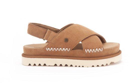 Warmbat Namoi Women Suede Dames Sandalen - Bruin Maat 40, Kleding | Dames, Schoenen, Nieuw, Verzenden