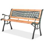 vidaXL Tuinbank 122 cm hout, Verzenden, Nieuw, Hout