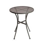 Bolero ronde stalen terrastafel grijs 60cm, Zakelijke goederen, Horeca | Meubilair en Inrichting, Verzenden, Nieuw in verpakking