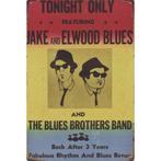 Wandbord -  The Blues Brothers Band – Jake And Elwood Blues, Ophalen of Verzenden, Nieuw