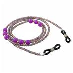 Fako Bijoux® - Brillenkoord - Ketting - Glaskraaltjes - 2mm, Sieraden, Tassen en Uiterlijk, Verzenden, Nieuw